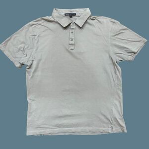 Robert Barakett Casual Regular Fit Cotton Grey Polo Shirt Men's Size Medium